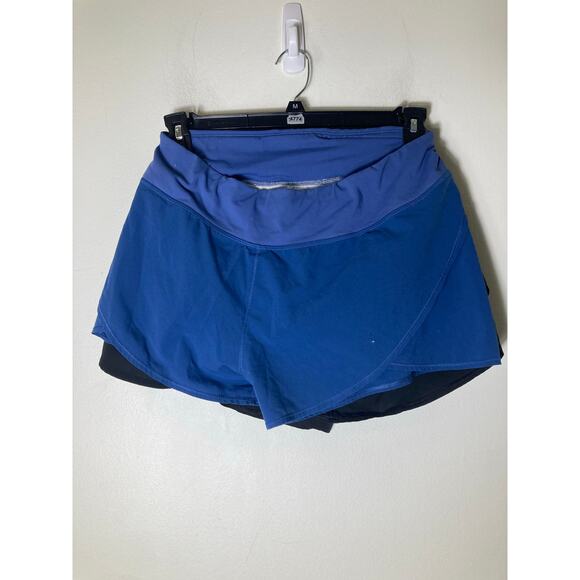 2 Stay the Path Athletic Shorts Blue and Black Sz M - Picture 1 of 3